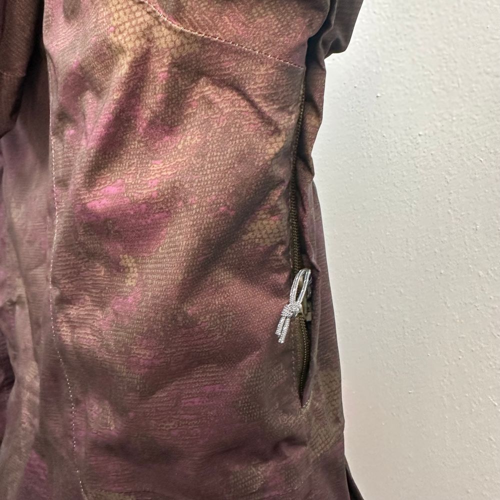 Columbia Woman Waterproof Lightweight Hoody Burgundy Omni Tech Jacket Size Small - Picture 14 of 15